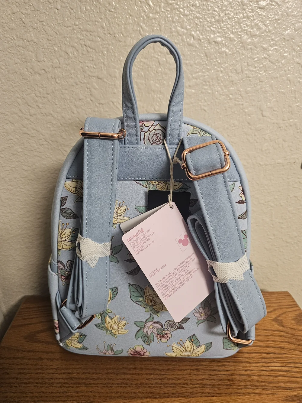 Disney Loungefly Princess Tiana Floral Mini Backpack